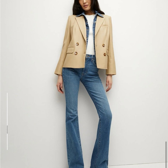 Veronica Beard Leather Dickey Jacket - Picture 5 of 7